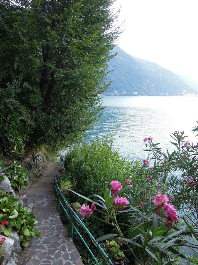 Charming House With Private Dock On Lake Como Argegno Exterior foto