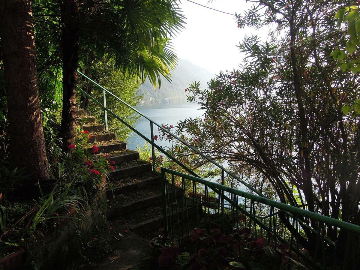 Charming House With Private Dock On Lake Como Argegno Exterior foto